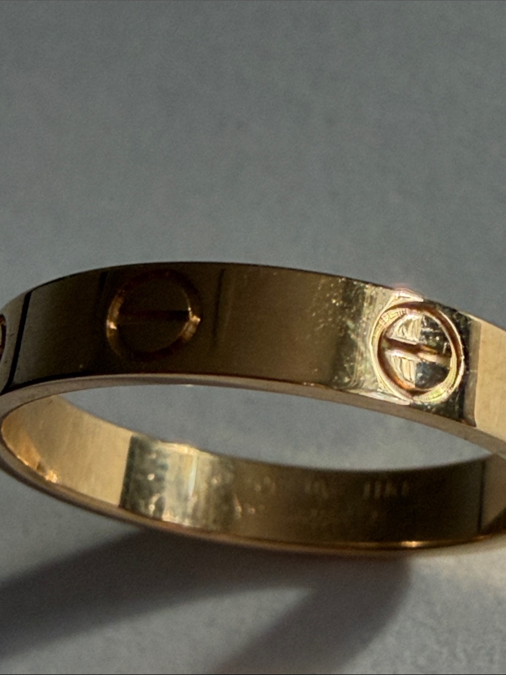 Cartier 18kt Gold Small Love Band with Presentation Box , Receipt Folder, bag - Picture 5 of 7